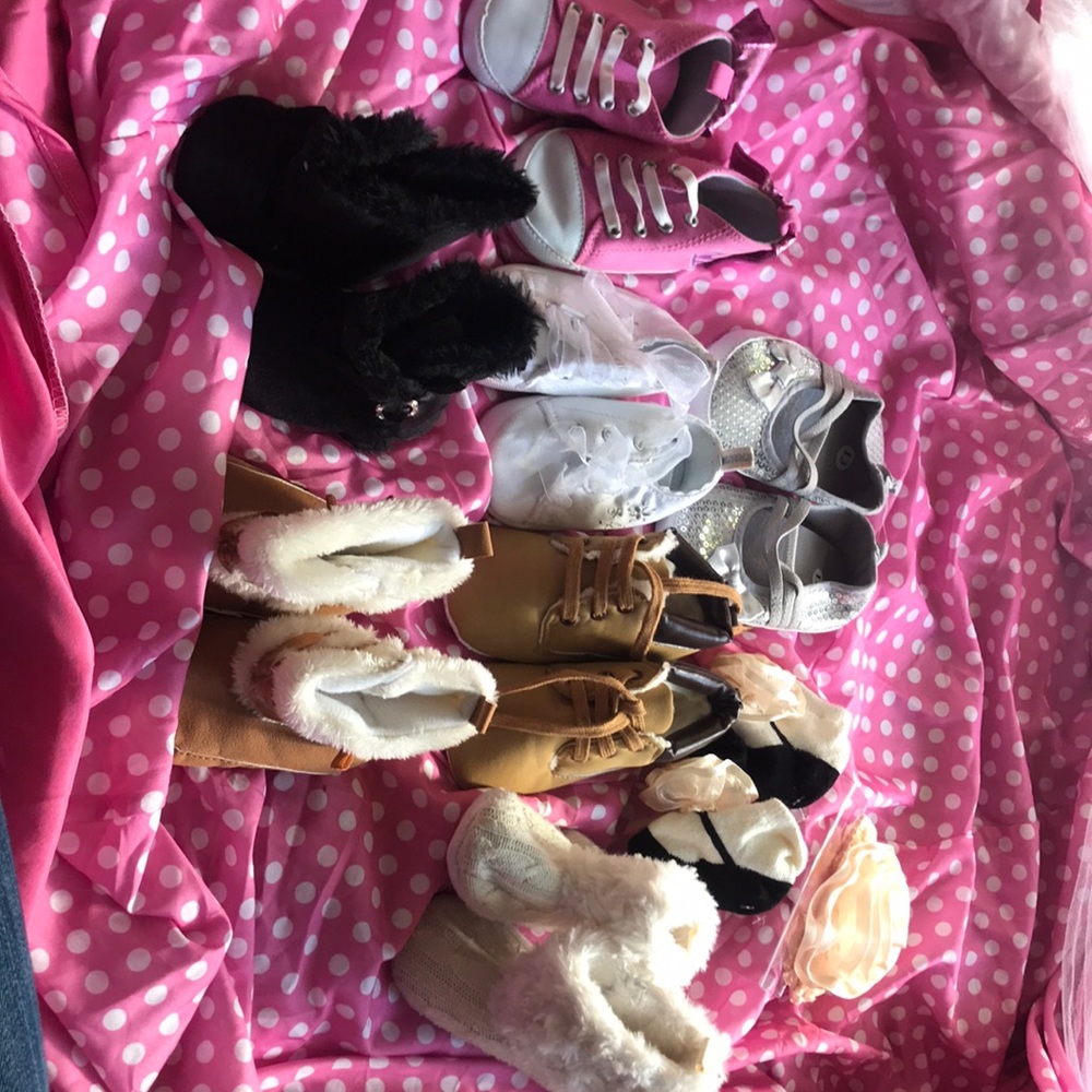 Baby girl shoe lot